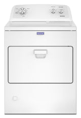 Maytag MGD4005SW 7.0 cu. ft. top load gas dryer in white - front view