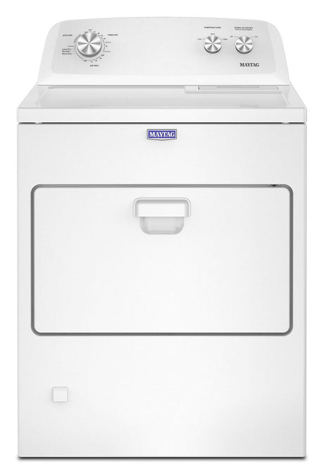 Maytag MGD4005SW 7.0 cu. ft. top load gas dryer in white - front view