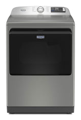 Maytag MED7205RR 7.4 cu. ft. top load electric dryer Classic Silver front view