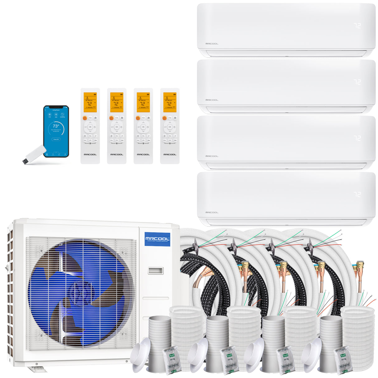 MRCOOL® 27k DIY 5th Generation 4 Zone Multi-Zone Mini-Split Condenser 230v
