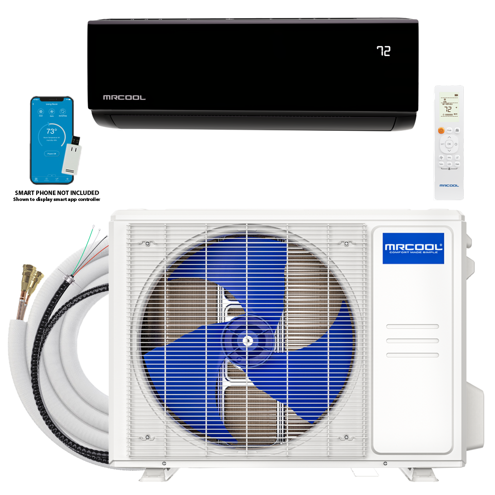 DIY Select 1st Gen - R454B - 9K BTU 115V Condenser w/ 11ft Install Kit