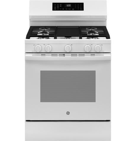 GE GGF600AVWW 30-inch free-standing gas range in White