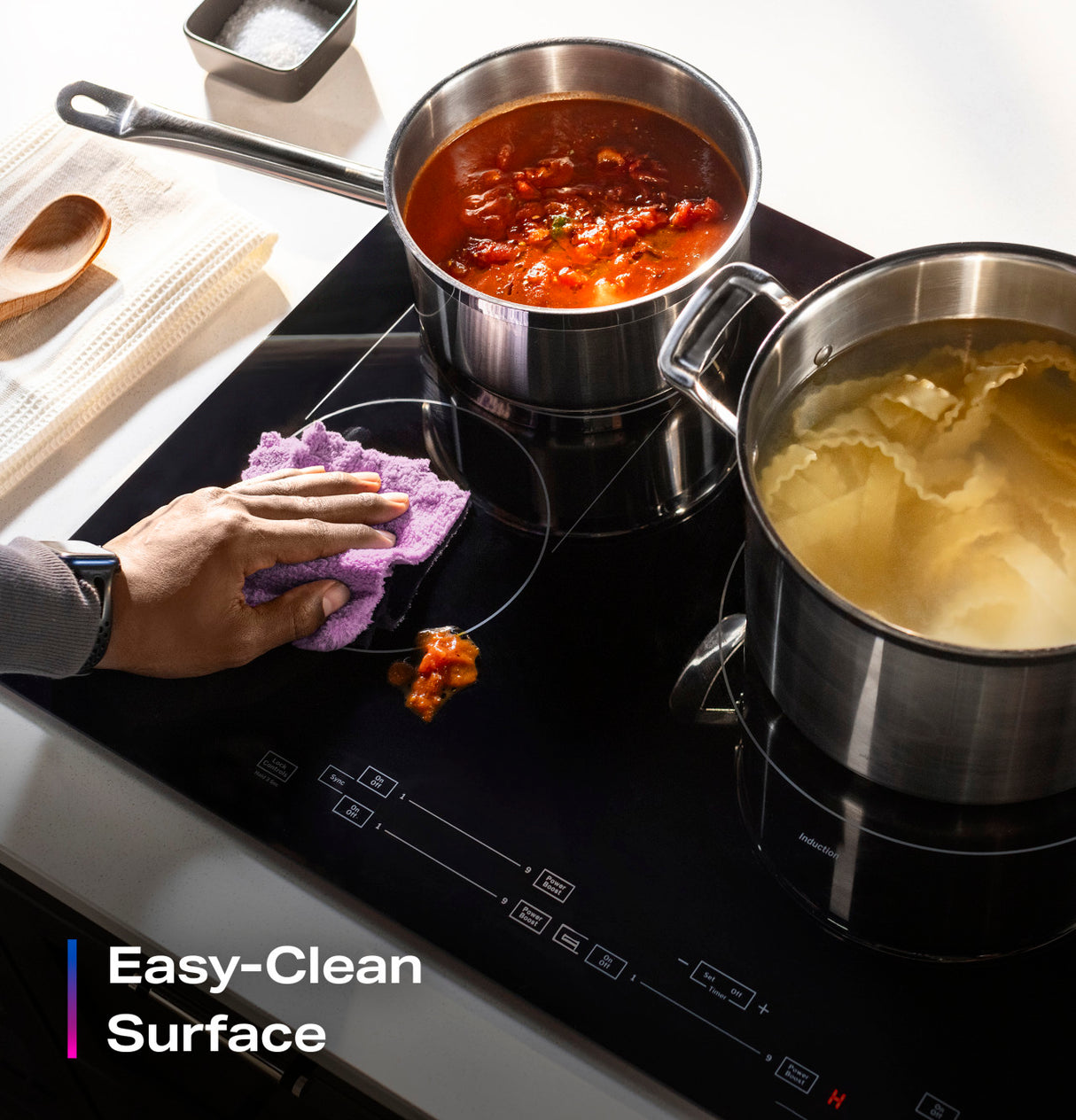 GE Profile ENERGY STAR 36 in. Built-In Touch Control Induction Cooktop - PHP6036DWBB