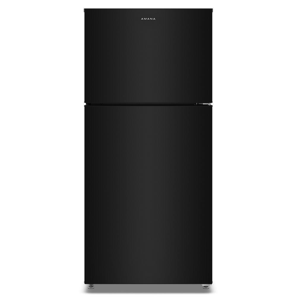 Amana ARTX2019SB black top-freezer refrigerator front view