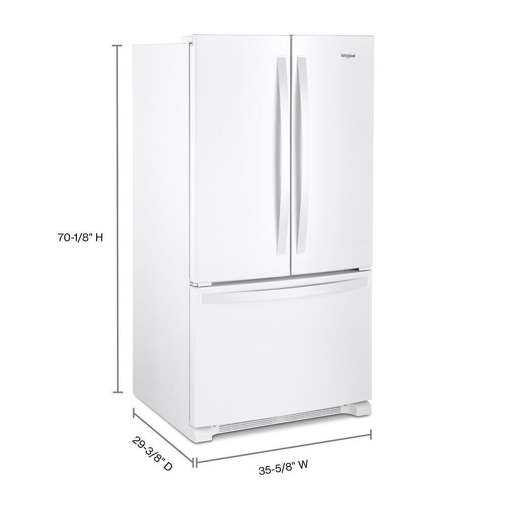 Whirlpool WRFF3236RW doors open