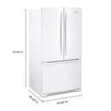 Whirlpool WRFF3236RW doors open