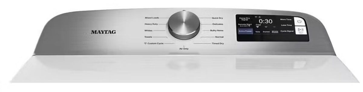 Maytag MED6205RW dryer control panel