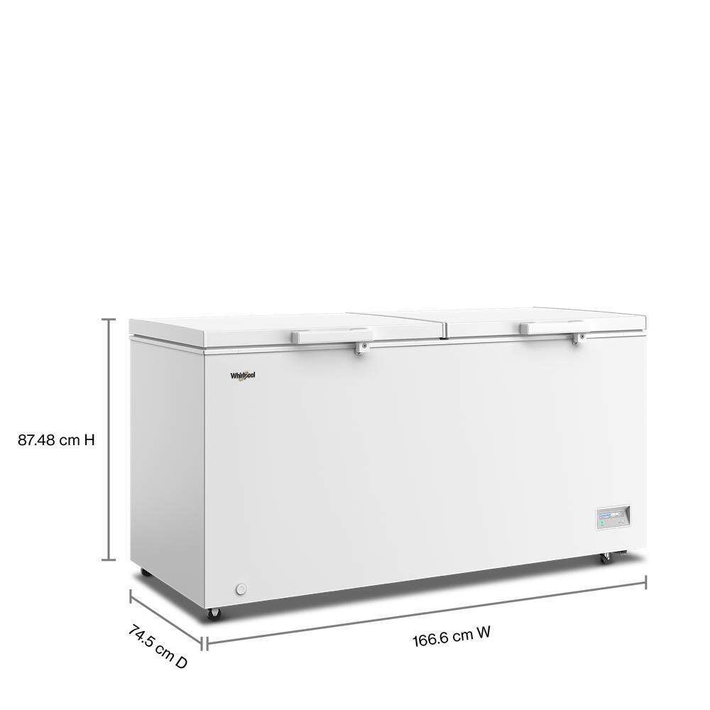 Whirlpool WZCC5519TW chest freezer detail