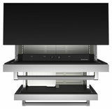 KitchenAid KUDF204KSB drawers open