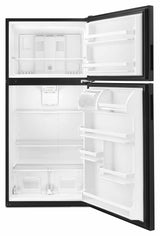 Amana ART318FFDB refrigerator door open