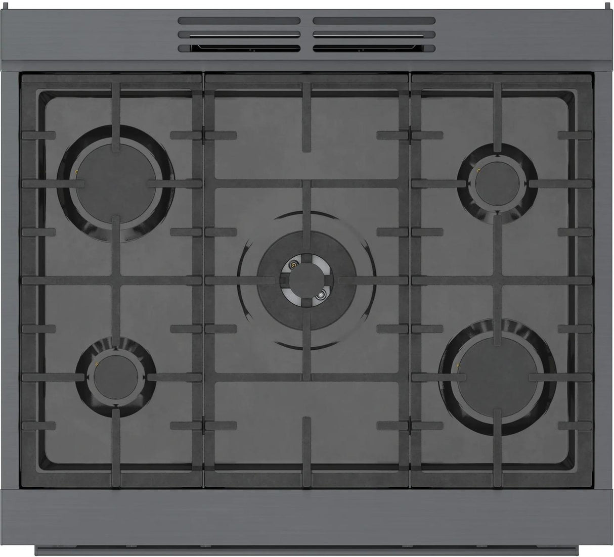 800 Series Dual Fuel Freestanding Range 30" Black Stainless Steel - (HDS8045U)
