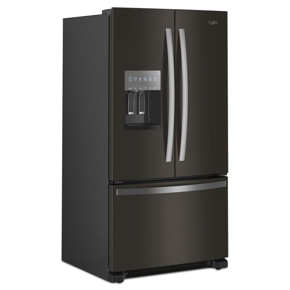 Whirlpool WRFF3436RV refrigerator angle