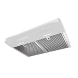 Broan(R) Elite 30-Inch Convertible Under-Cabinet Range Hood, White, 375 Max Blower CFM - (ALT230WW)