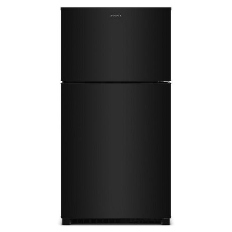 Amana ARTX2021TB black top-freezer refrigerator front view
