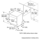 100 Series Dishwasher 24" Black - (SHE3AEM6N)