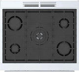 800 Series Dual Fuel Freestanding Range 30" Stainless Steel - (HDS8055U)