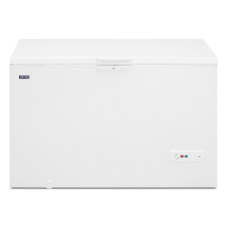 Maytag MZC5216LW white chest freezer front view