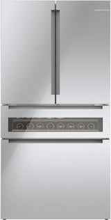 800 Series French Door Bottom Mount Refrigerator, Glass door 36" Stainless Steel - (B36CL81ENG)