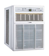 Midea 10,000 BTU Casement Window Air Conditioner left side angled view.