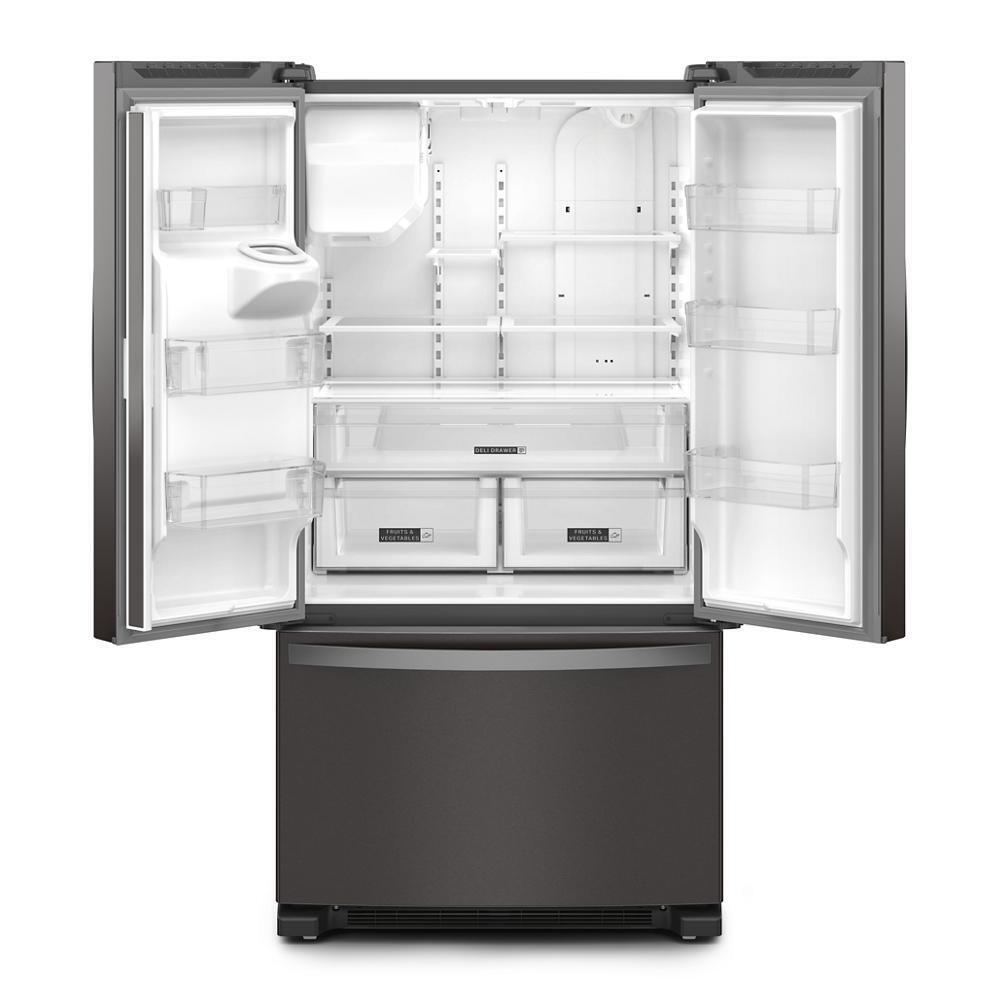 Whirlpool WRFF3436RV interior shelves