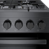 800 Series Dual Fuel Freestanding Range 36" Black Stainless Steel - (HDS8645U)