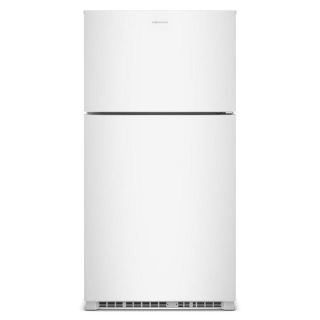 Amana ARTX2021TW white top-freezer refrigerator front view