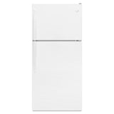 Whirlpool WRT108FFDW white top-freezer refrigerator front view