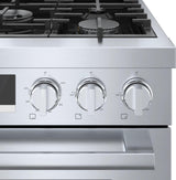 800 Series Dual Fuel Freestanding Range 30" Stainless Steel - (HDS8055U)