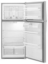 Whirlpool WRT134TFDM refrigerator door open