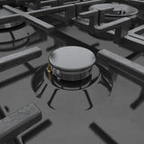 800 Series Dual Fuel Freestanding Range 30" Black Stainless Steel - (HDS8045U)