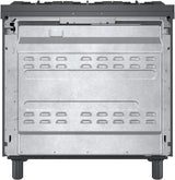 800 Series Dual Fuel Freestanding Range 36" Black Stainless Steel - (HDS8645U)