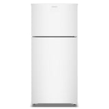 Amana ARTX2314TW white top-freezer refrigerator front view