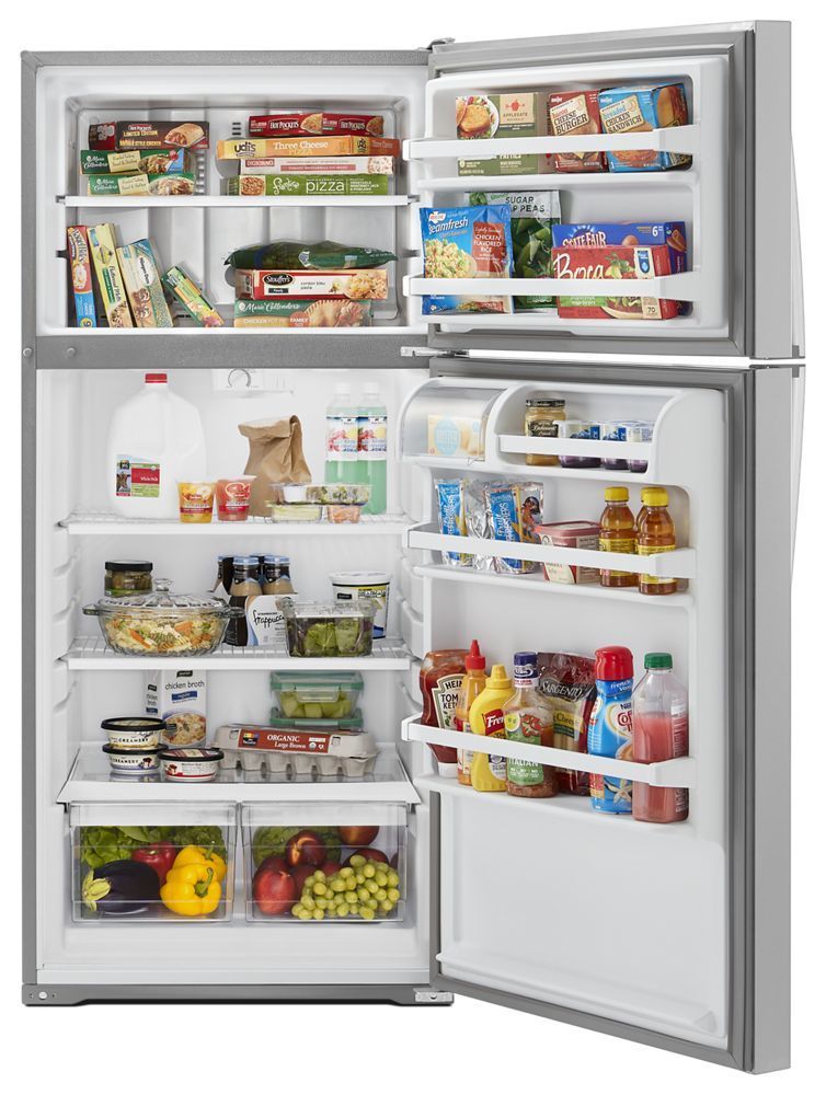 Whirlpool WRT134TFDM interior shelves