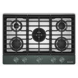KitchenAid KCGK730SJP 30-inch 5-burner gas cooktop with wok grate, Juniper