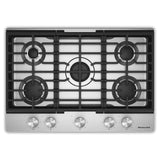 KitchenAid KCGK330SSS 30-inch 5-burner gas cooktop, stainless steel