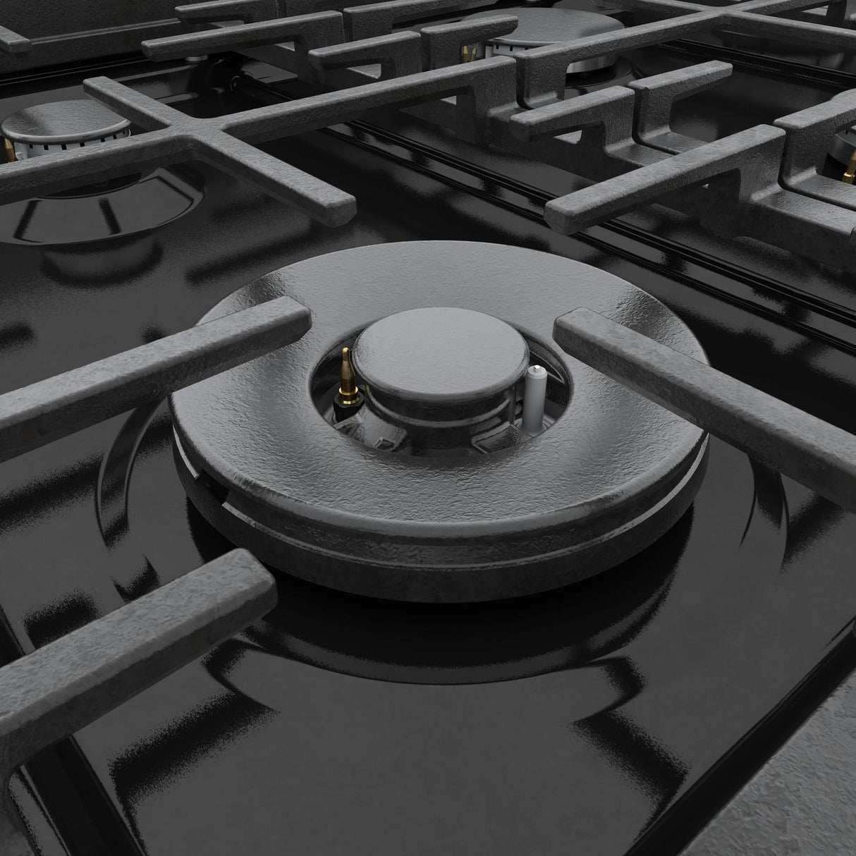 800 Series Dual Fuel Freestanding Range 36" Black Stainless Steel - (HDS8645U)