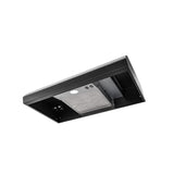 Broan(R) 30-Inch 4-Way Convertible Under-Cabinet Range Hood, 270 Max CFM, Black - (BXT130BL)