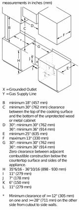 800 Series Dual Fuel Freestanding Range 36" Black Stainless Steel - (HDS8645U)