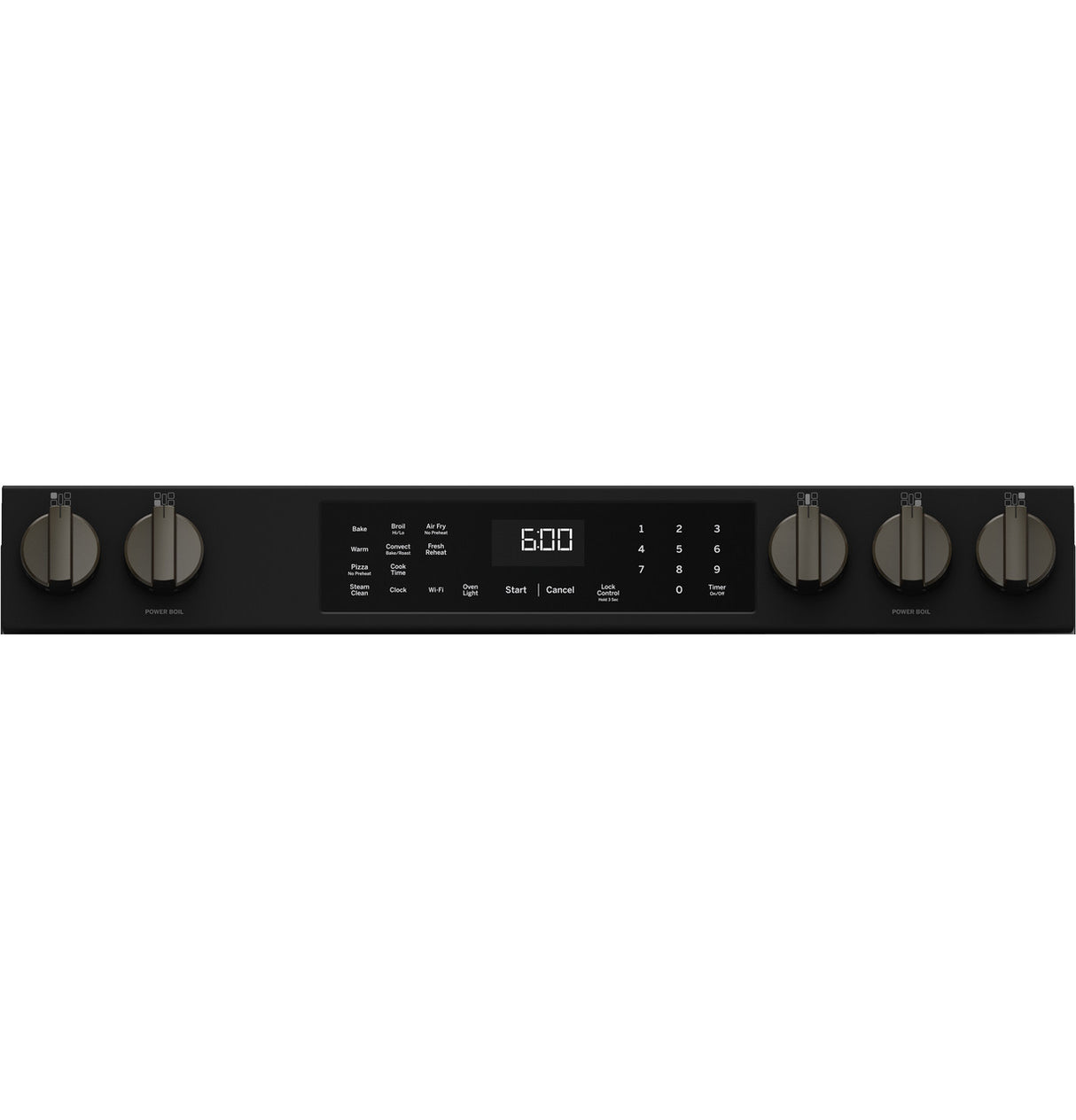 GE 30" Slide-In Front-Control Convection Gas Range with Air Fry – Slate (GGS600AVDS)