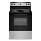 Amana AFCS2530TS stainless electric range front view