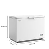 Whirlpool WZCN3511TW chest freezer interior baskets