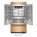 KitchenAid KBFN542TPA platinum interior