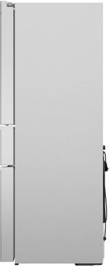 800 Series French Door Bottom Mount Refrigerator, Glass door 36" Stainless Steel - (B36CL81ENG)
