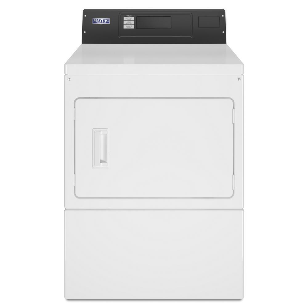 Maytag MDG20PRFWW commercial gas dryer card reader ready