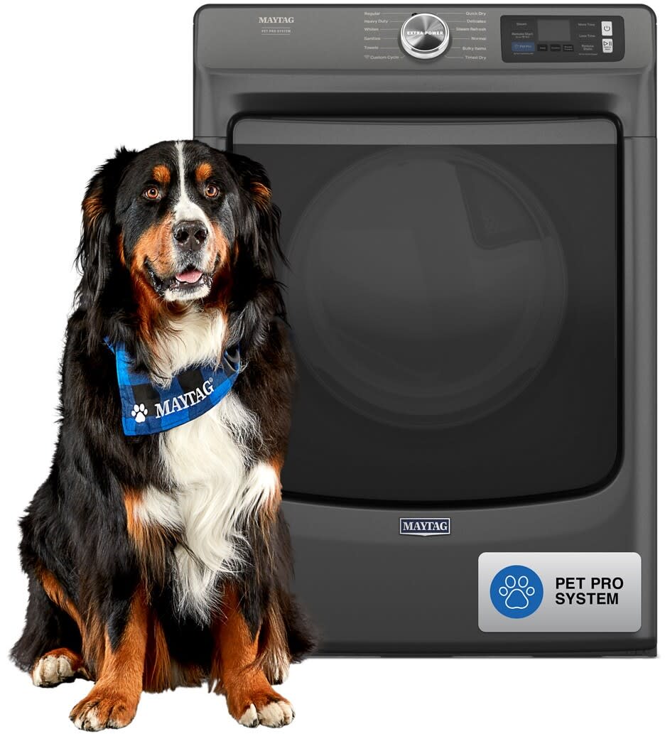 Maytag MGD7020RU gas dryer angled view