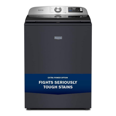 Maytag MTW6205RF 5.2 cu ft Top Load Washer in Midnight Steel
