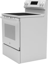 GE GRF400PVWW 30-inch Smart Electric Range White - Cooktop