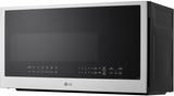LG MVEL2035X over-the-range microwave left angle