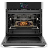 GE Profile PTS9000SZSS single wall oven in-oven camera view