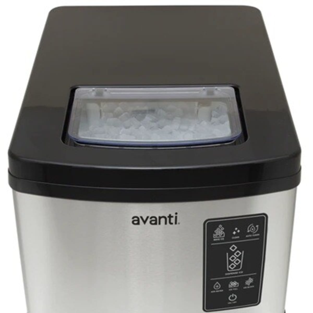 Avanti NIMDTS3326SIS 11" Countertop Ice Maker 3 lbs. Storage Capacity 33 lbs. Daily